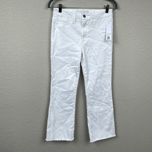 NWT Joes Jeans Flawless High Rise Honey Curvy Cropped Boot Cut Jeans White 28 - Picture 3 of 15